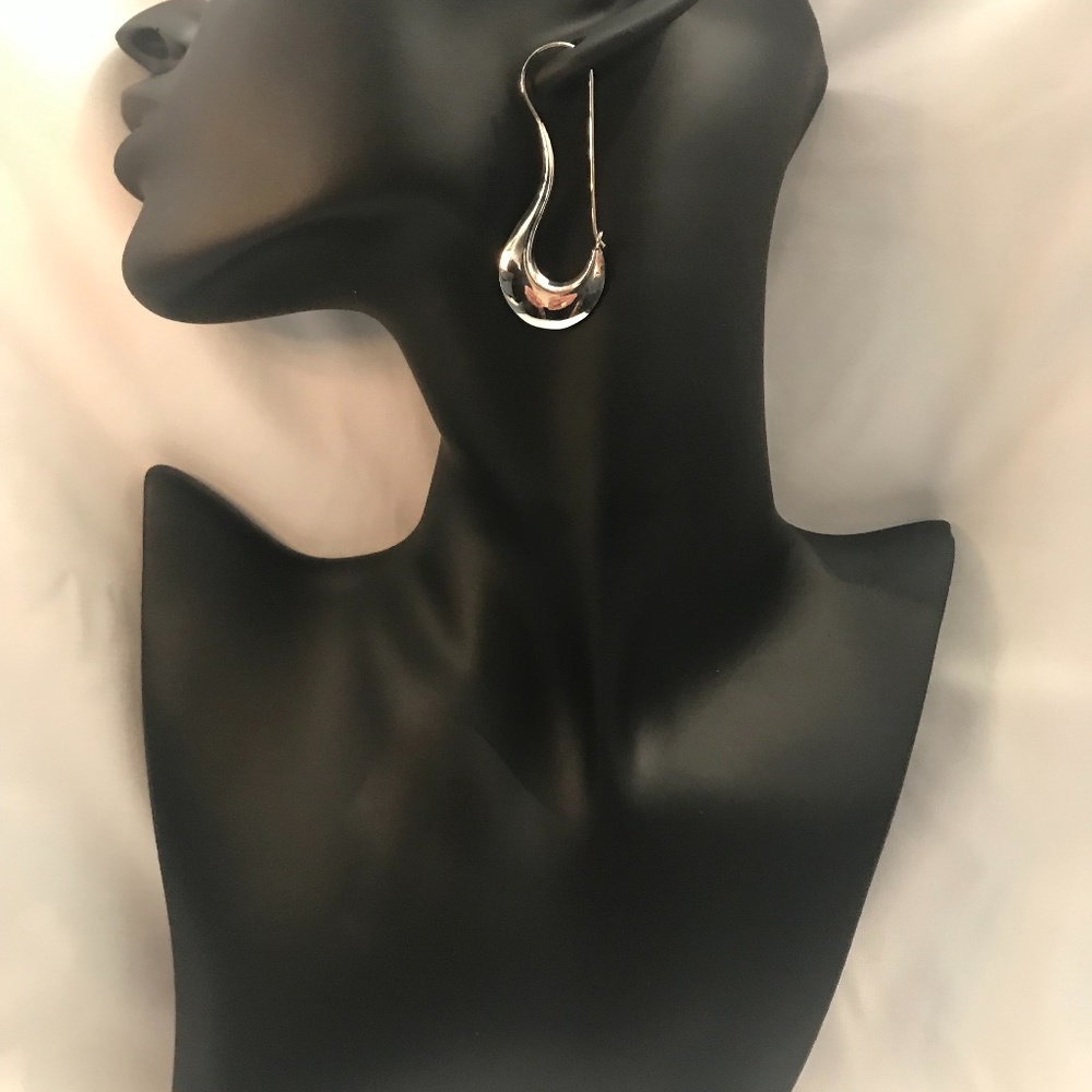 Silver earrings
